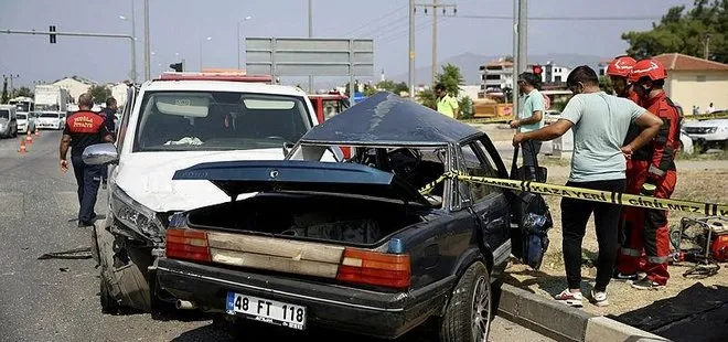 Muğla’da feci kaza! Hurdaya dönen araçtan sağ çıkamadı