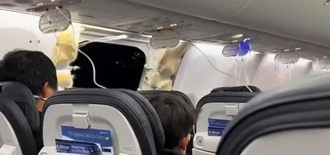 ABD’de 16 bin feet yükseklikte korku dolu anlar: Uçağın camı patladı