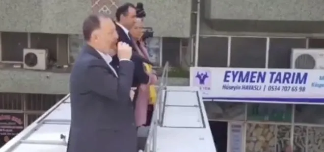 HDP’li Sezai Temelli konuşurken meydan mehter marşıyla inledi