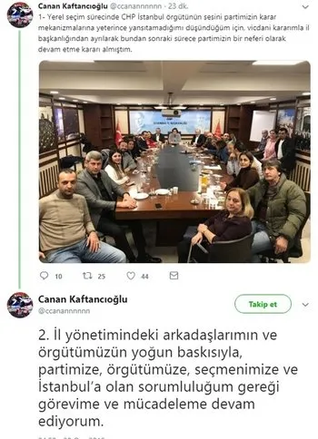 CHP'de kriz! Canan Kaftancıoğlu önce istifa etti sonra döndü - 1