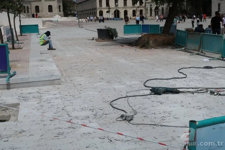 Beyazıt Meydanı’nı yapboz tahtasına döndü! Esnaf ve vatandaşlardan CHP’li İBB’ye tepki: Buraları perişan ettiler