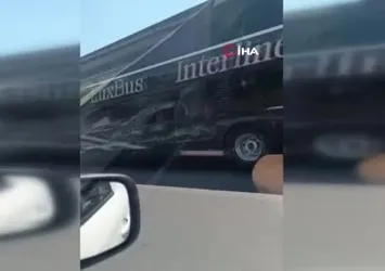 Otobanda tehlikeli yolculuk