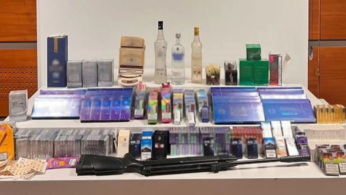 Maltepe’de kaçak sigara ve alkol operasyonu