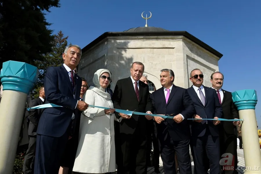 Cumhurbaşkanı Erdoğan, Macaristan’da Gül Baba Türbesini açtı 6