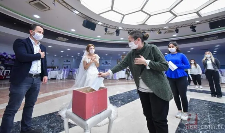 Corona virüs sonrası halay böyle çekilecek! Düğün salonlarına gönderildi... 7