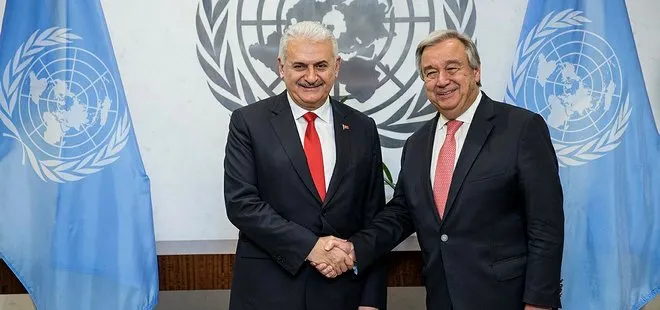 Başbakan Yıldırım, BM Genel Sekreteri ile görüştü