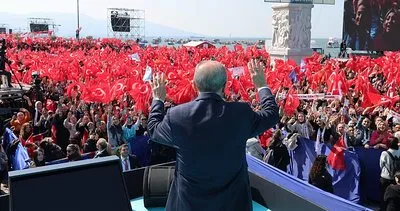 Son dakika | AK Parti İzmir mitingi | Başkan Erdoğan'dan İzmir'i hizmetsizliğe mahkum eden CHP'ye tepki