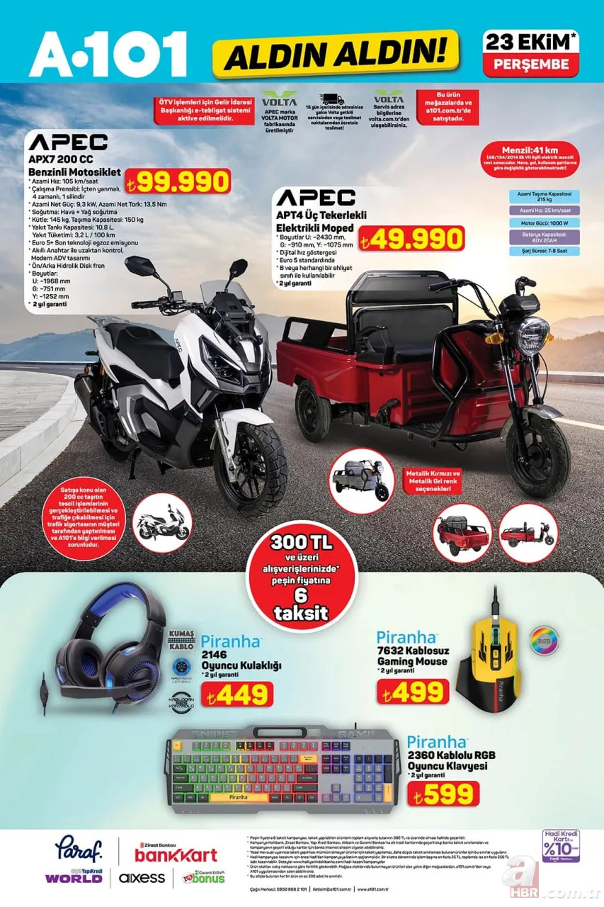 23 Ekim A101 aktüel kataloğu satışta: Yaz kış kamp yapanlara fırsat ürünler A101’de! Portatif ocak ve termos 999 TL 6