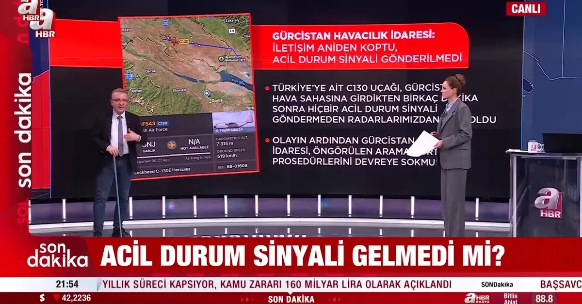 Uçağın düştüğü bölgenin analizi A Haber'de