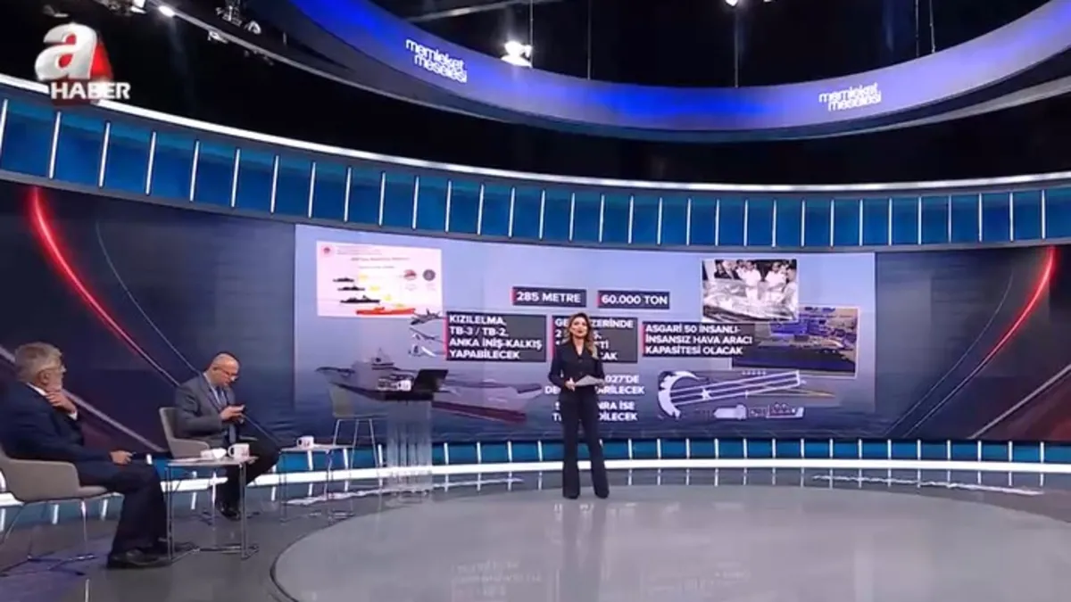 "Mavi Vatan"a yüzen milli kale geliyor! A Haber’de uzmanlar özelliklerini bir bir anlattı