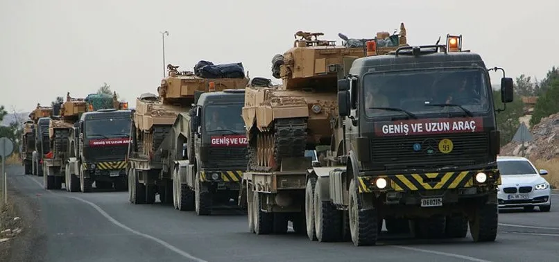Son dakika: TSK'dan Suriye sınırına askeri sevkiyat