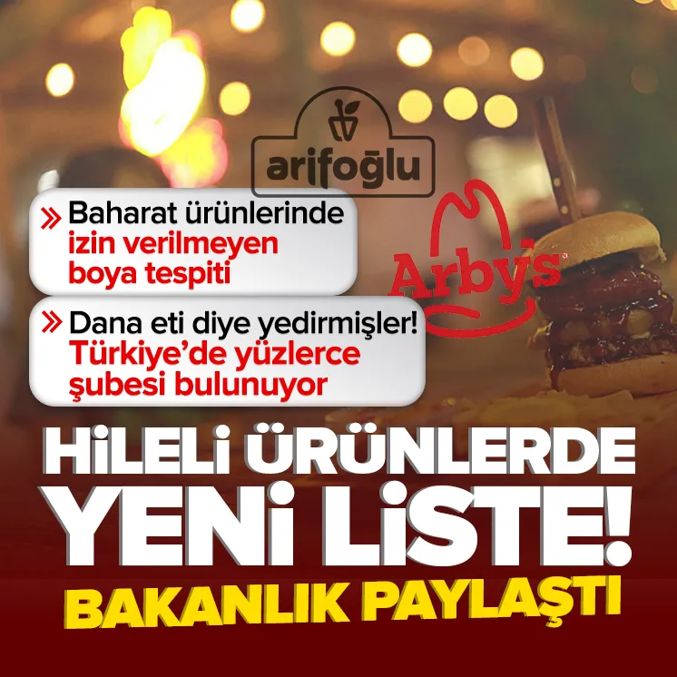 Yüzlerce şubesi bulunan firma hileli ürün listesinde!