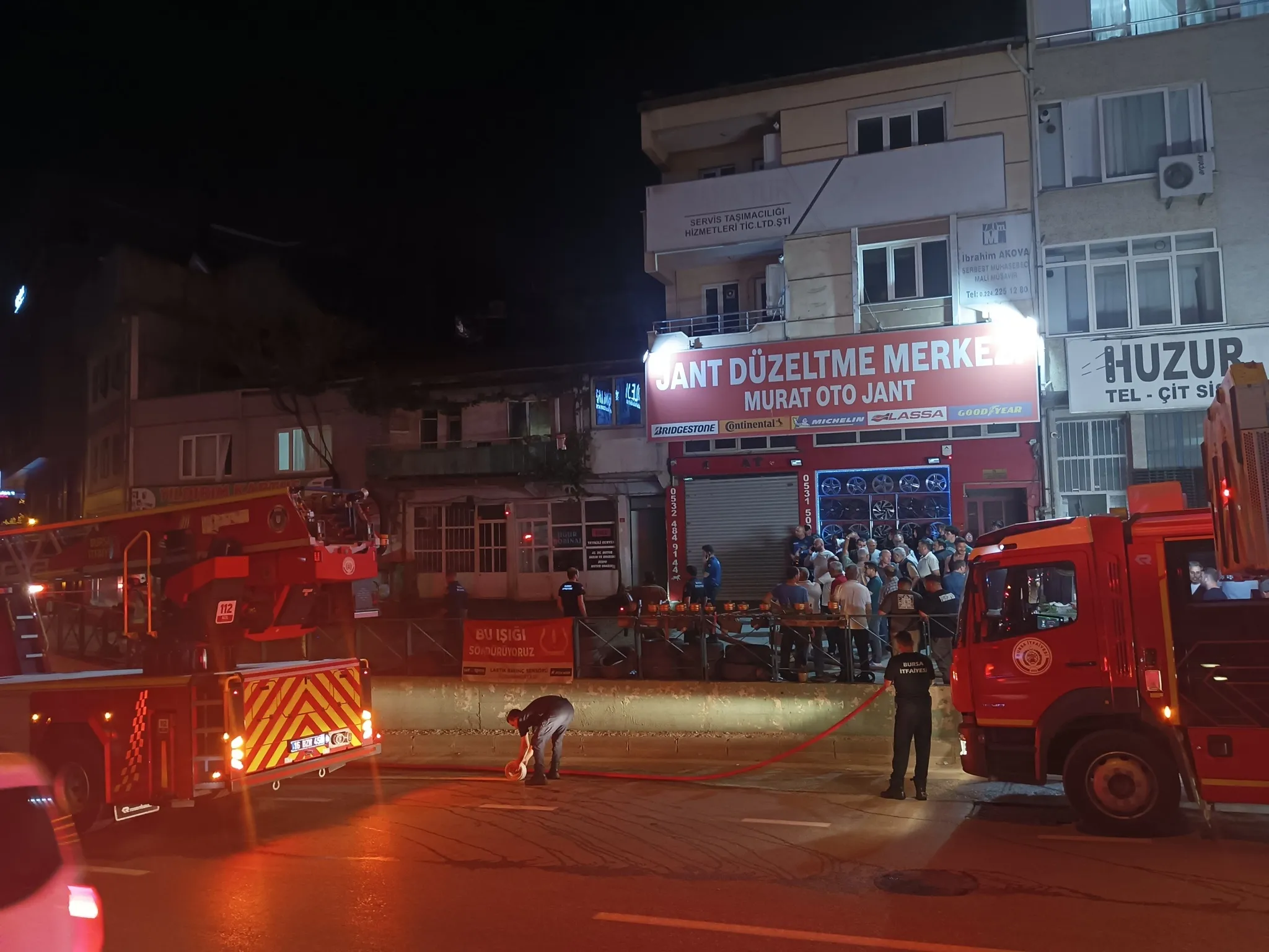 Bursa'da korkutan yangın: Yatalak hasta son anda kurtarıldı