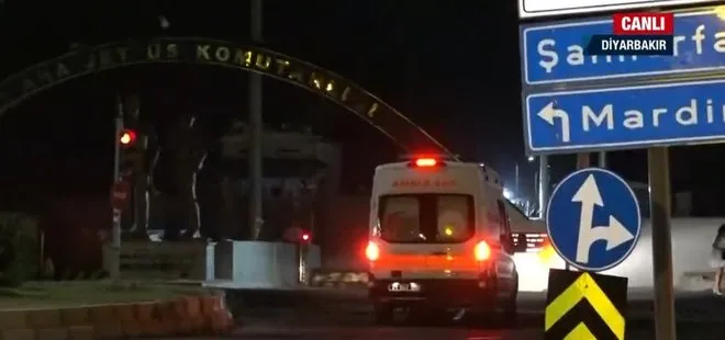 Son dakika: Diyarbakır’da terör saldırısı