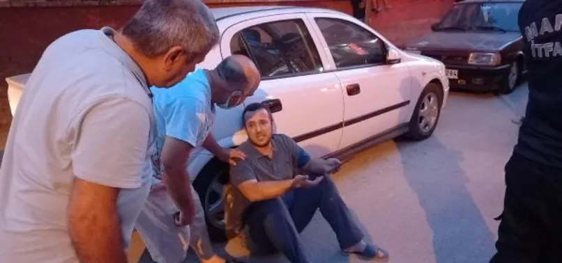 Evi gözlerinin önünde alev alev yandı