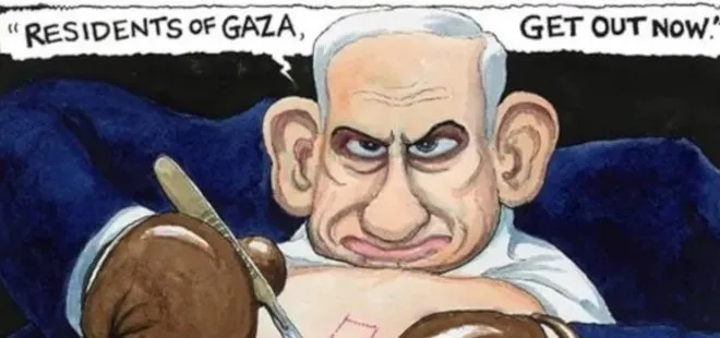 The Guardian’dan skandal! Netanyahu çizimi nedeniyle 40 yıllık karikatürist Steve Bell kovuldu