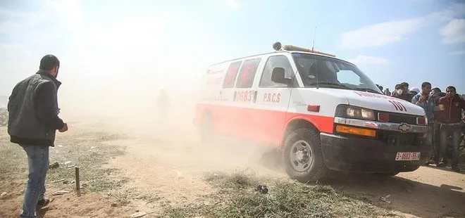 İsrail Gazze sınırında biri sağlık görevlisi iki Filistinliyi şehit etti