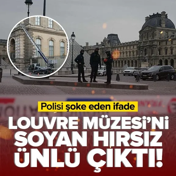 Louvre Müzesi’ni soyan hırsız ünlü çıktı!