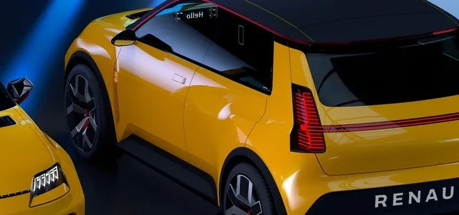 2021 Renault 5 ortaya çıktı | Renault dikkat çeken yeni logo ile geliyor...