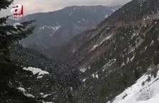 Zigana Dağı’nda kar yağışı etkili