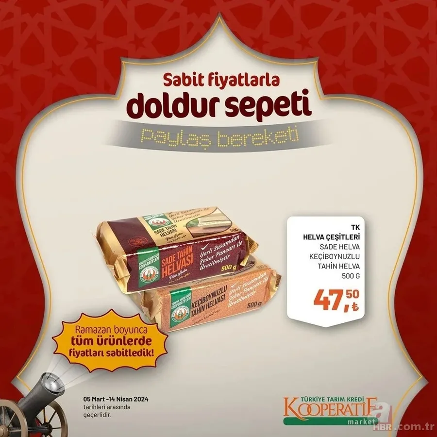 Tarım Kredi Market 30 Mart indirim kataloğu yayınladı! Kaşar peynir 205,00 TL’ye, tost peyniri 185,00 TL’ye, tereyağı 259,00 TL’ye, süt 22,50 TL’ye satışta 20