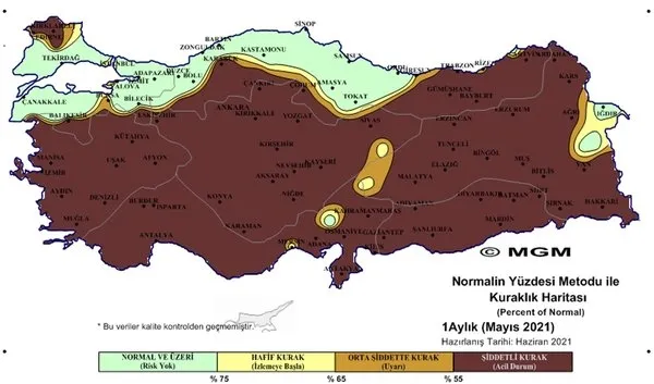 Son dakika: Haritalar yayınlandı: Yağışlar yüzde 66 azaldı! 'Olağanüstü kuraklık' uyarısı - 4