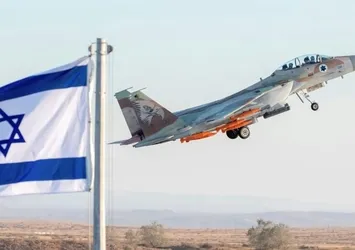İşgalci İsrail Gazze'yi havadan vurdu