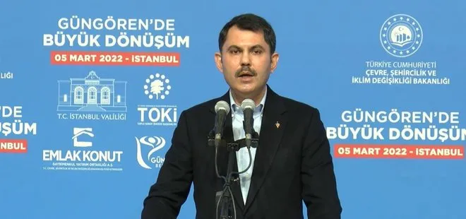 Çevre, Şehircilik ve İklim Değişikliği Bakanı Murat Kurum: İstanbul’u santim santim dönüştüreceğiz
