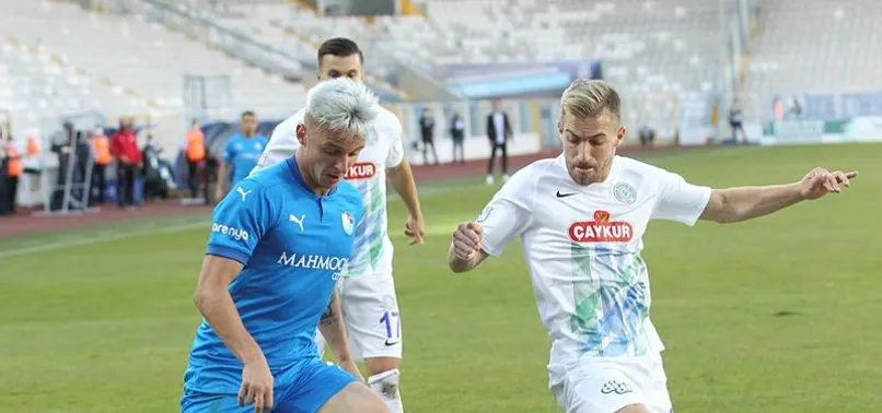 Erzurumspor ile Çaykur Rizespor puanları paylaştı