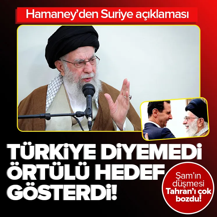 Ali Hamaney’den Suriye açıklaması