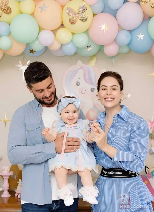 Yıldız Çağrı Atiksoy ile Berk Oktay'ın kızı Mira Milena annesinin kopyasıymış! 7