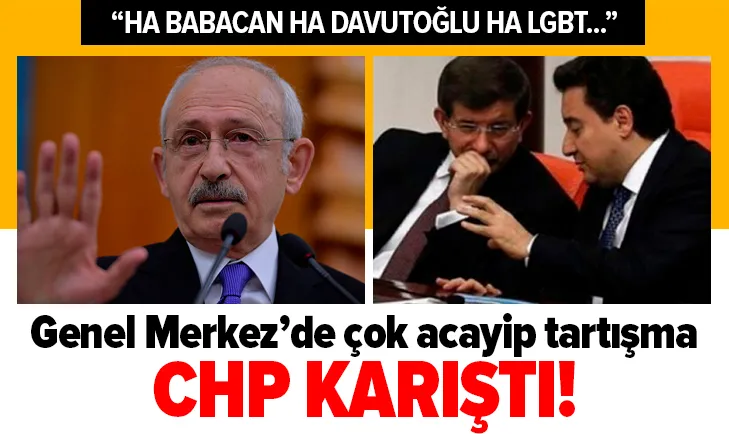 CHP Genel Merkezi'nde çok acayip tartışma