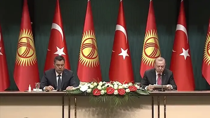 Başkan Erdoğan ile Kırgızistan Cumhurbaşkanı Sadır Caparov'dan önemli açıklamalar! 7 önemli anlaşma... - 3