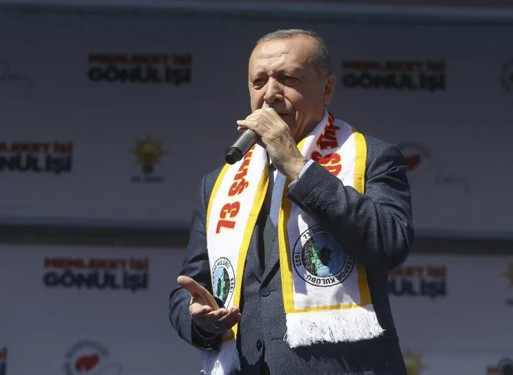 Başkan Erdoğan'a Şırnak'ta sevgi seli