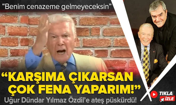 Uğur Dündar’dan Özdil’e sitem dolu sözler!