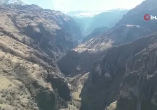 Şırnak'ta peri bacalarını andıran bölge