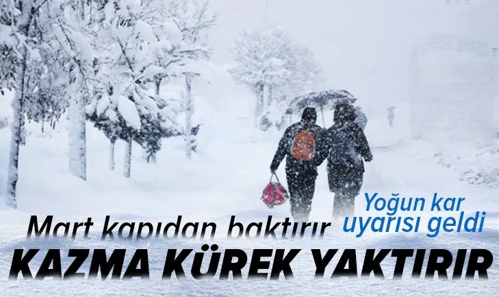 Meteoroloji'den son dakika hava durumu açıklaması! O illerde yaşayanlar dikkat! Yoğun kar yağışı uyarısı | 12 Mart 2021 hava durumu