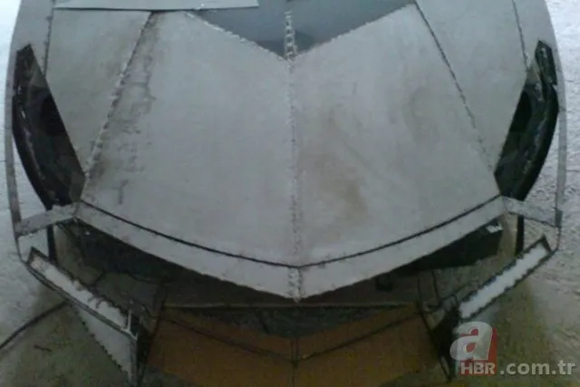 Çinli makinist evinde Lamborghini yaptı! 7