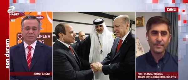 Son dakika: Başkan Erdoğan Katar’da Mısır Cumhurbaşkanı Sisi ile görüştü | Türkiye ile Mısır ilişkileri için normalleşme adımı