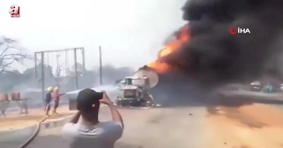 Nijerya’da yakıt tankeri patladı: 60 ölü