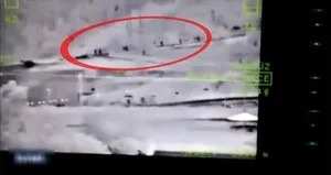Teröristin vurulma anı kameraya yansıdı!