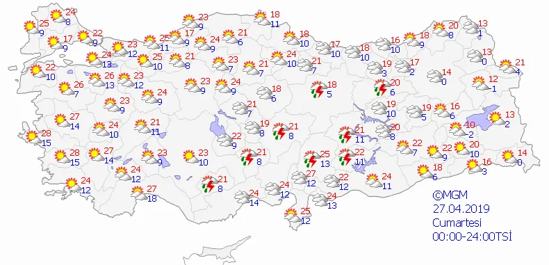 Meteoroloji'den son dakika uyarısı! Bugün İstanbul'da hava nasıl olacak? 25 Nisan 2019 hava durumu - 4