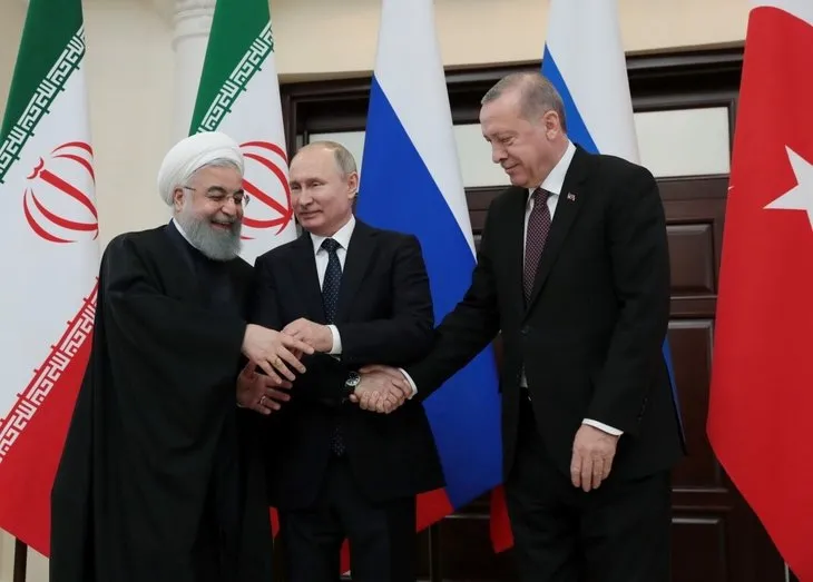 ErdoÄan, Putin ve Ruhani zirvesinden kareler