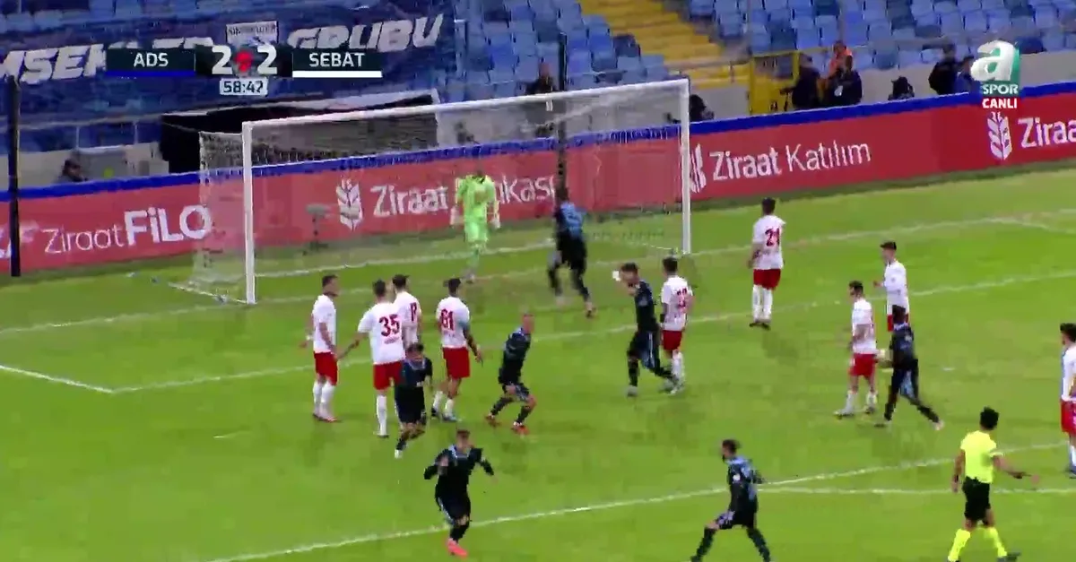 Adana Demirspor 2 - 2 Sebat Gençlik Spor