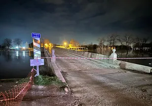 Edirne'de sel faciası! Tunca Köprüsü trafiğe kapatıldı