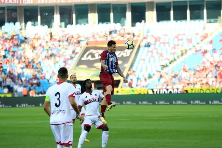 Trabzonspor - Gençlerbirliği karşılaşmasından kareler