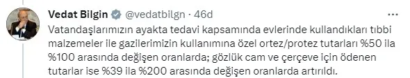 Bakan Vedat Bilgin: SGK tarafından implant için ödenen tutar 750 TL'ye çıkarıldı - 3