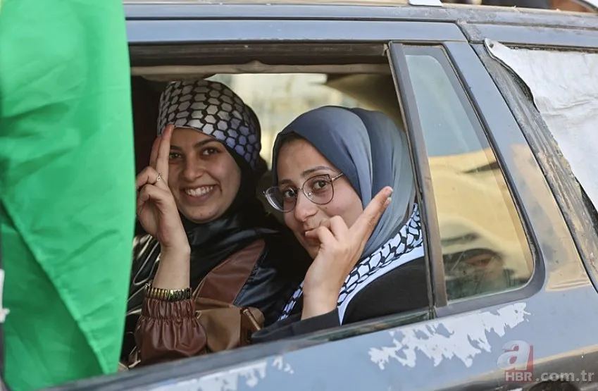 Zafer direnenlerin oldu! Gazze'de ateşkes böyle kutlandı 4
