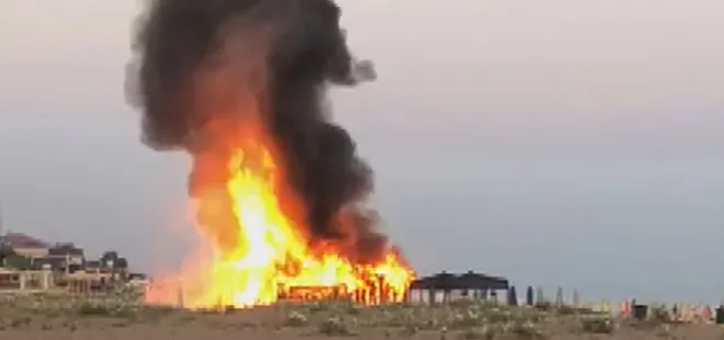 Şile sahilinde korku dolu anlar