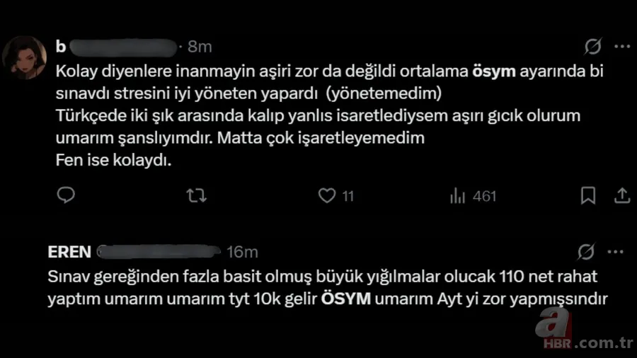 2025 TYT sona erdi! TYT nasıldı: zor muydu, kolay mıydı? YKS TYT’de hangi ders daha zordu? İşte sınav yorumları 5